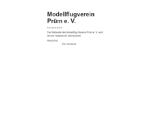 Tablet Screenshot of mfv-pruem.de